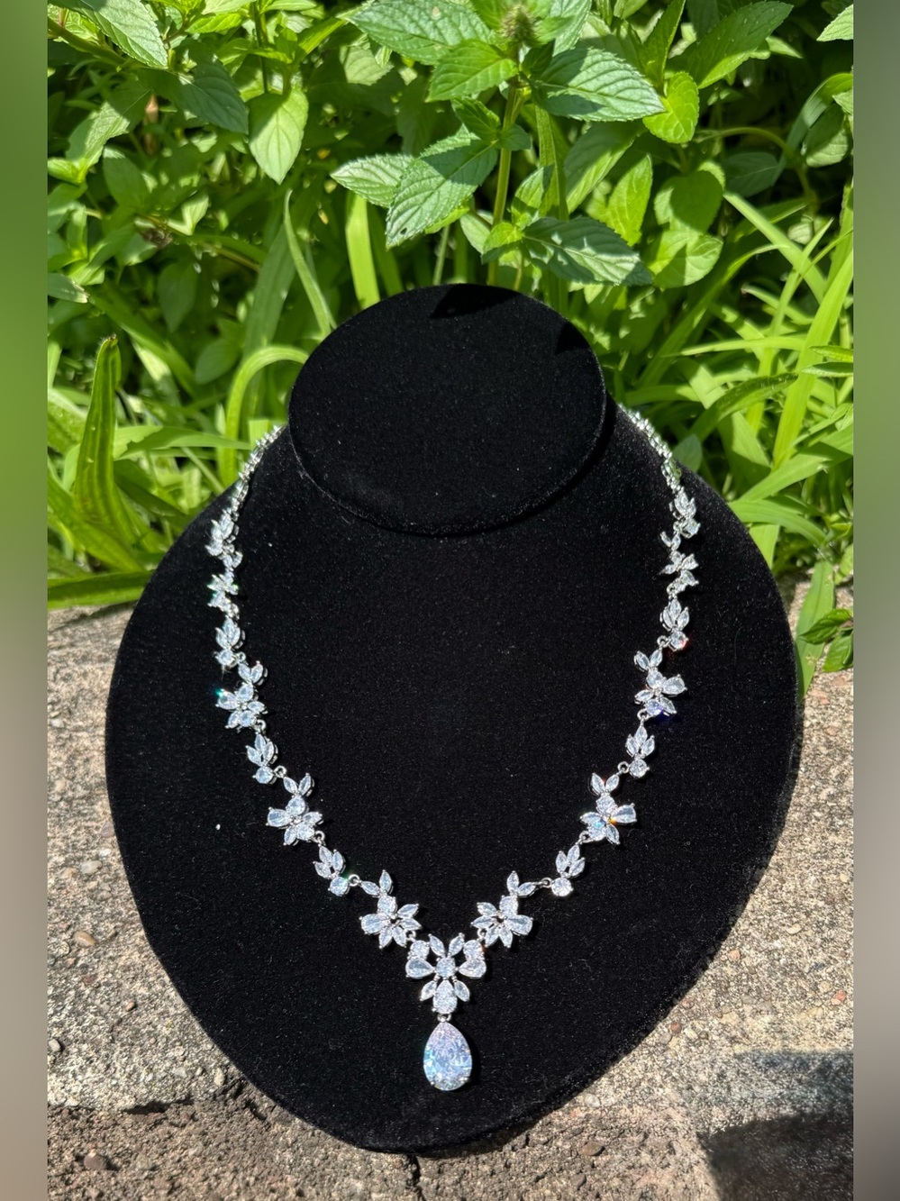 Formal Diamond CZ Necklace